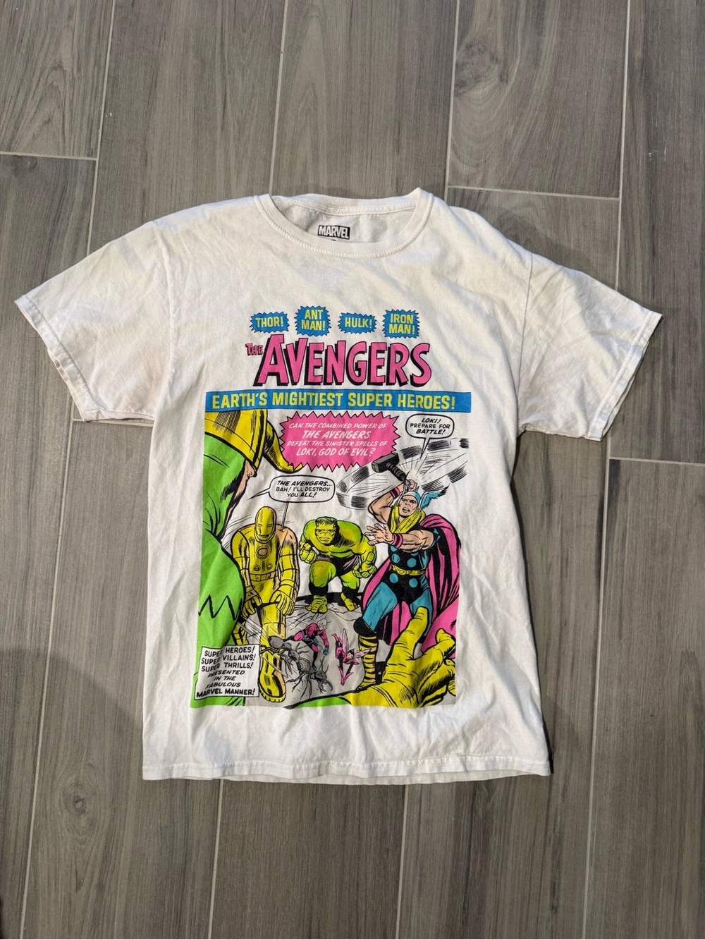 Marvel Avengers Graphic Tee Size S